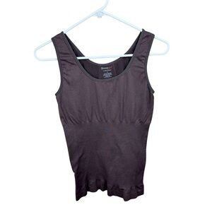 Skinnygirl Brown Smoothers & Shakers Shapewear Sculpting Tank Size Large